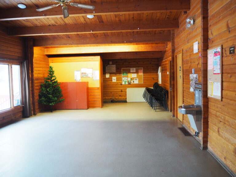 Inside the Lynwood Village Community Building.